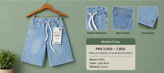 🩳 Denim Nicker – Kids’ Denim Shorts