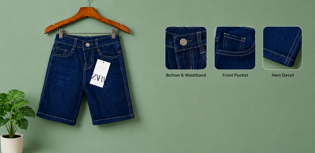 Denim nicker short